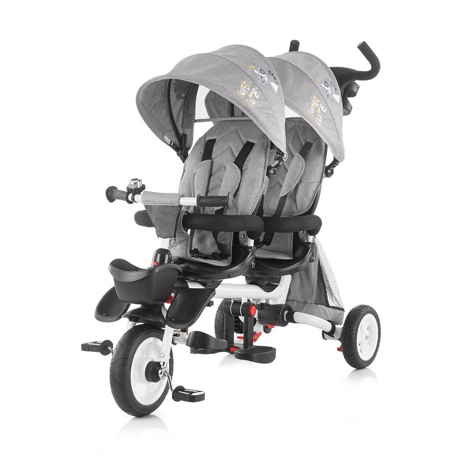 babashop.hu - Chipolino 2FUN ikertricikli kupolával - Grey 2019