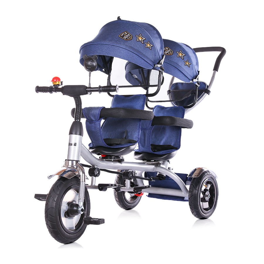 babashop.hu - Chipolino 2Play ikertricikli kupolával - Navy 2020