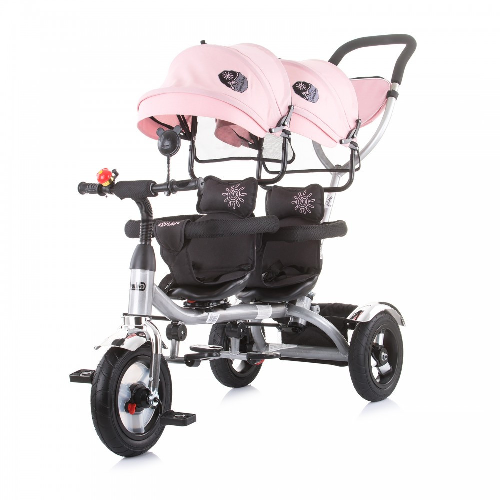 babashop.hu - Chipolino 2Play ikertricikli kupolával - Peony Pink 2021