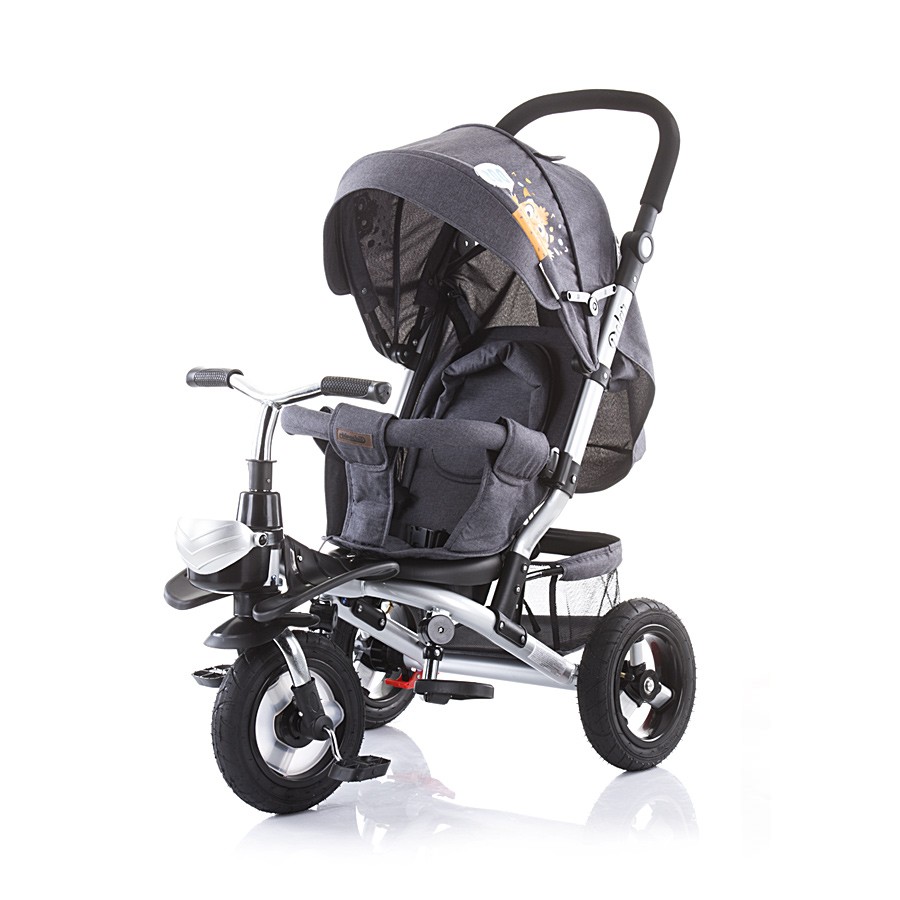 babashop.hu - Chipolino Polar tricikli kupolával és felfújható kerekekkel - Granite Grey 2019