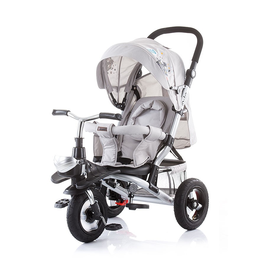 babashop.hu - Chipolino Polar tricikli kupolával és felfújható kerekekkel - Light Grey 2019