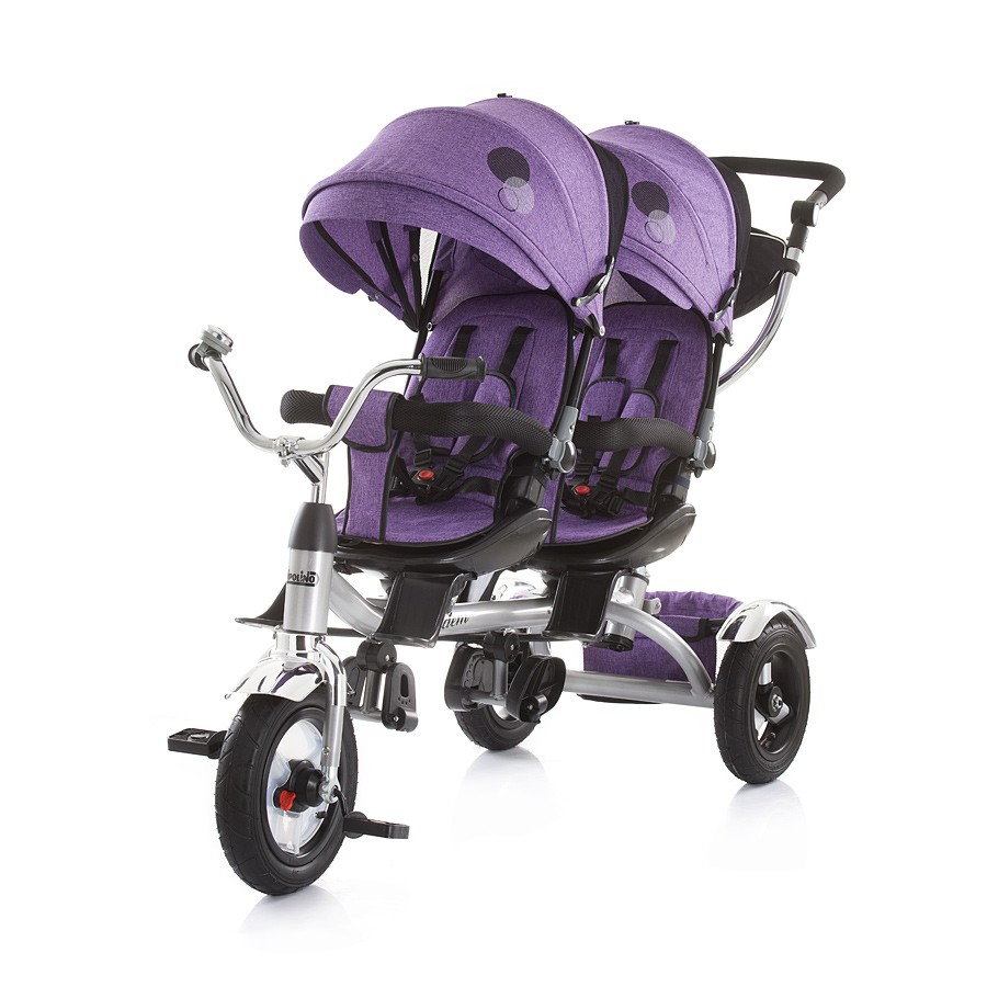 babashop.hu - Chipolino Tandem ikertricikli kupolával - Purple 2018