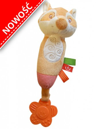 babashop.hu - Bobobaby plüss sípoló játék rágókával - róka
