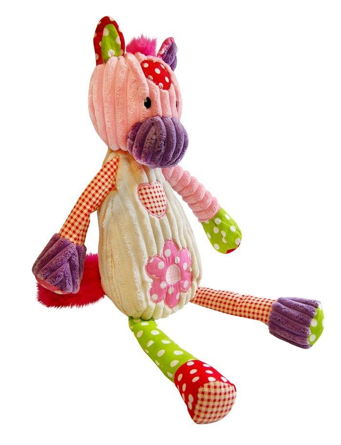 babashop.hu - Bobobaby nagy patchwork plüss játék - lovacska