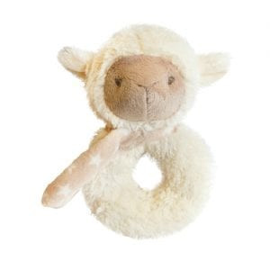 babashop.hu - Bobobaby plüss csörgő karika - bárány