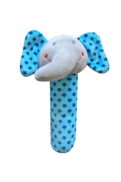 babashop.hu - Bobobaby plüss csörgő - szürke elefánt