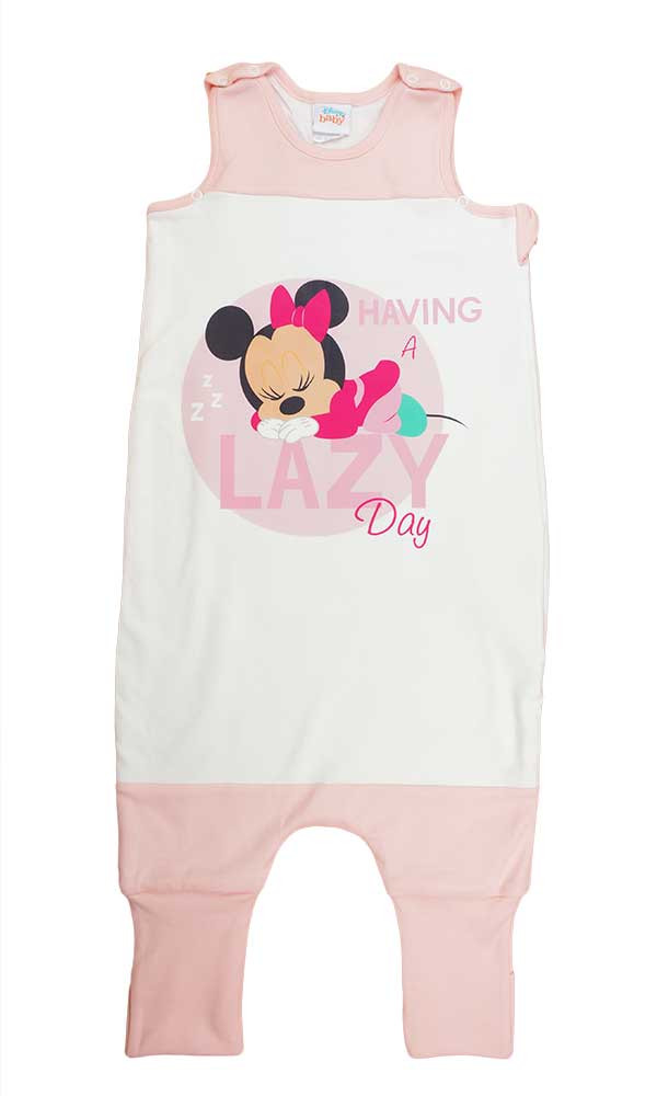 babashop.hu - Elején Minnie mintával nyomott tipegő hálózsák 2 togos