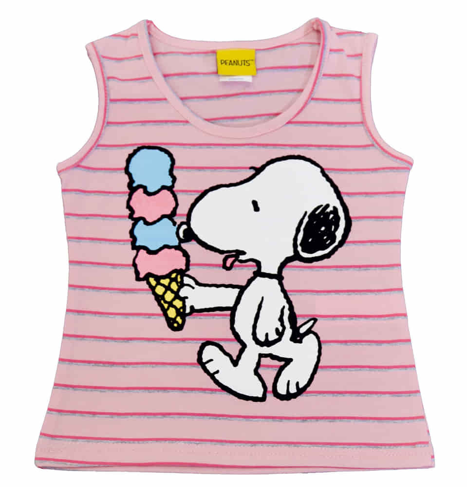 babashop.hu - Pamut kislány trikó Snoopy mintával