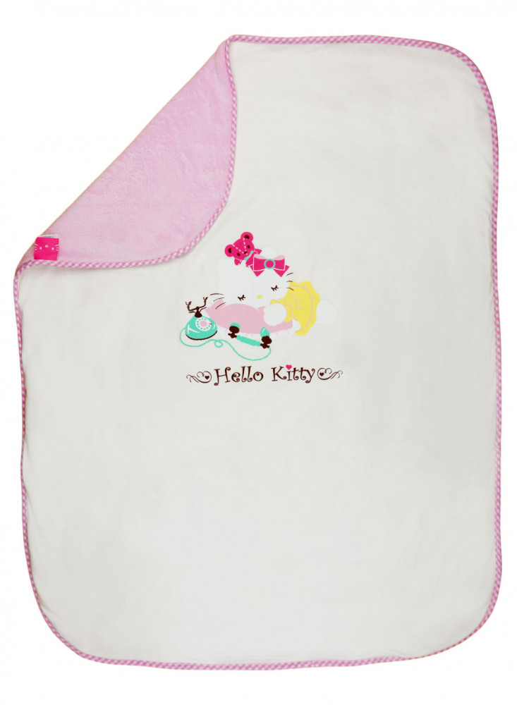 babashop.hu - Hello Kitty pamut- wellsoft takaró vegyes mintával (méret:70×90)