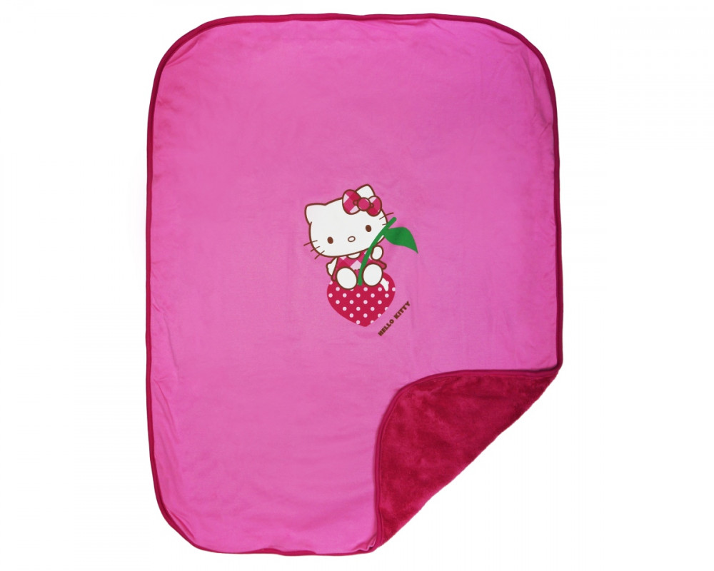 babashop.hu - Hello Kitty pamut- wellsoft takaró vegyes mintával (méret:70×90)
