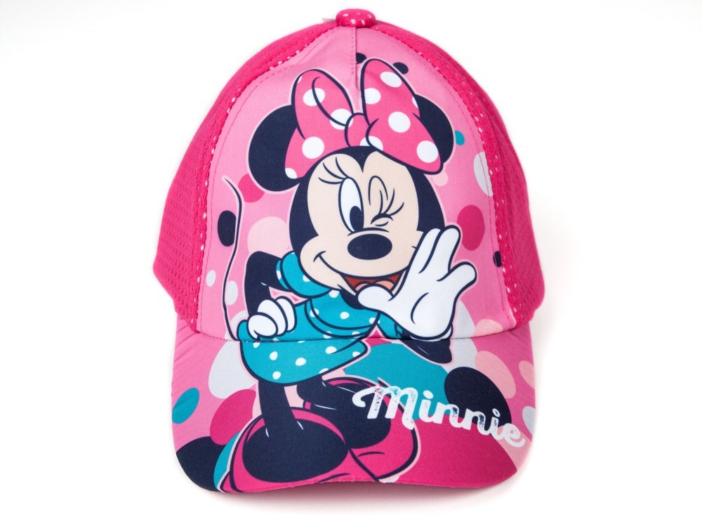 babashop.hu - Disney Minnie nyári baseball sapka hálós UPF 30+ pink (54cm)