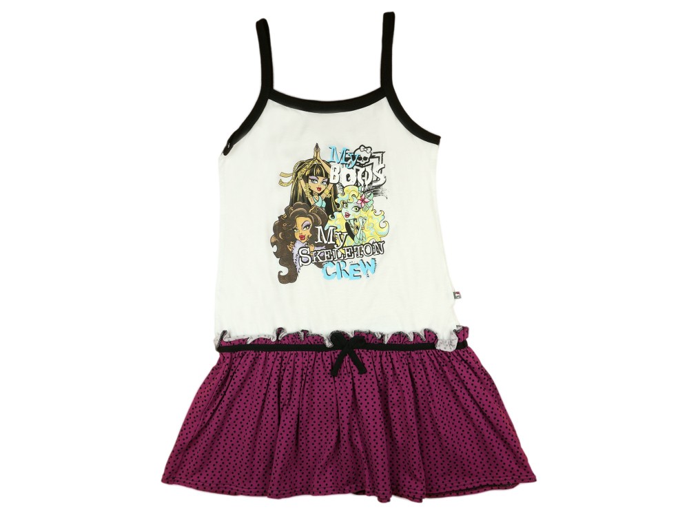 babashop.hu - Monster High pántos nagylányos ruha (méret:116-146)