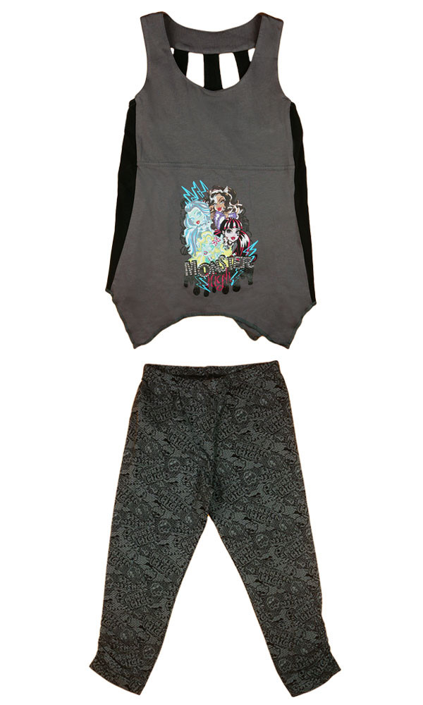 babashop.hu - Monster High nagylányos felső és leggings (méret:116-164)