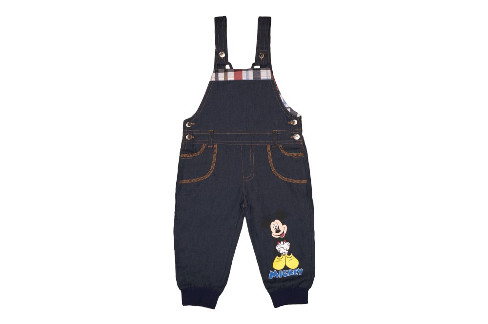 babashop.hu - Disney Minnie, Mickey baba vékony farmer kertésznadrág (méret:68-92)