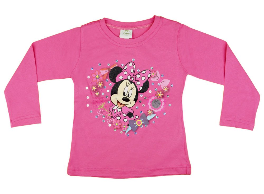 babashop.hu - Disney Minnie hosszú ujjú póló (méret 92-110)