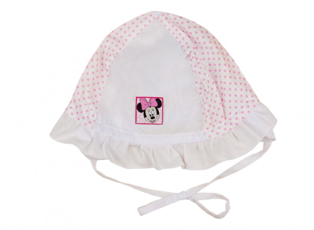 babashop.hu - Disney Minnie fülvédős, megkötős baba sapka