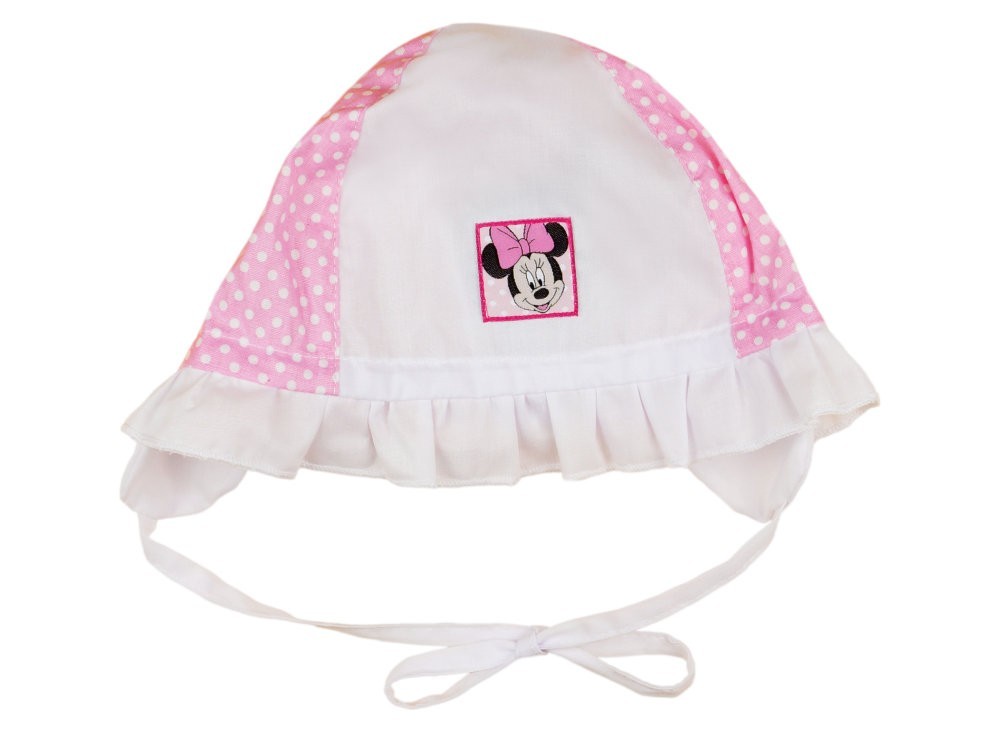 babashop.hu - Disney Minnie fülvédős, megkötős baba sapka