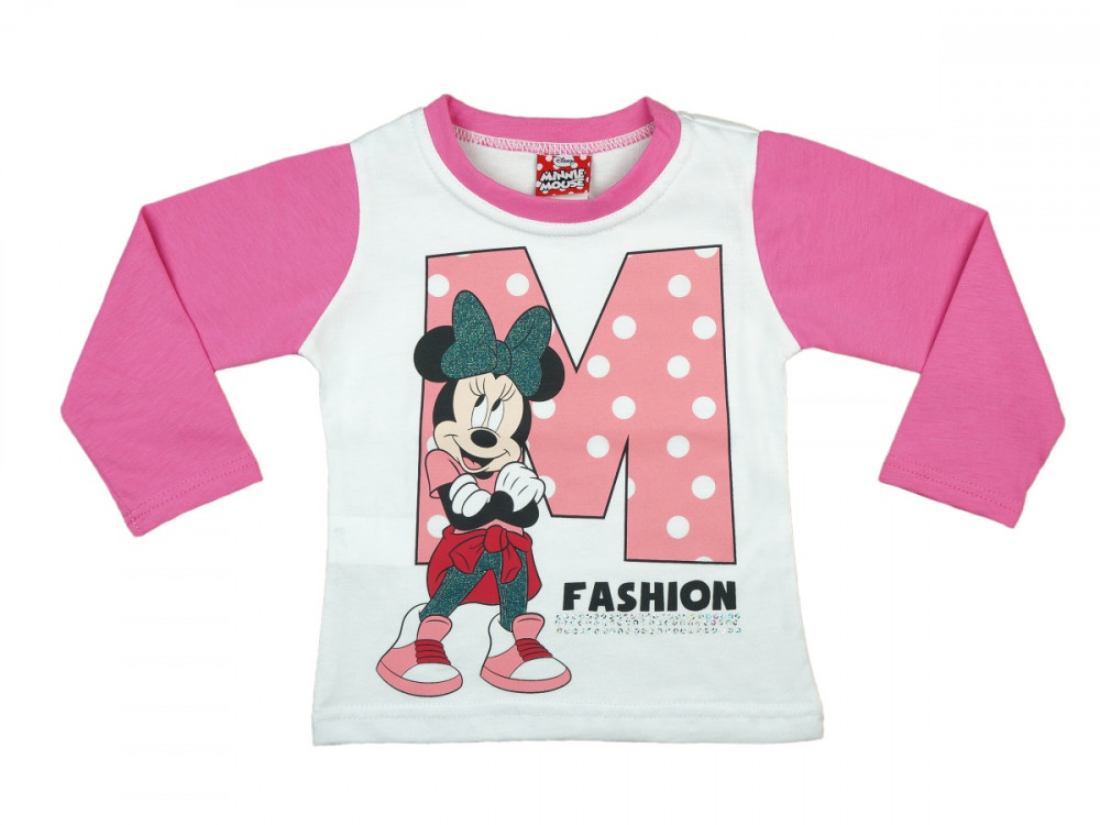 babashop.hu - Disney Minnie hosszú ujjú póló (méret: 80-116)