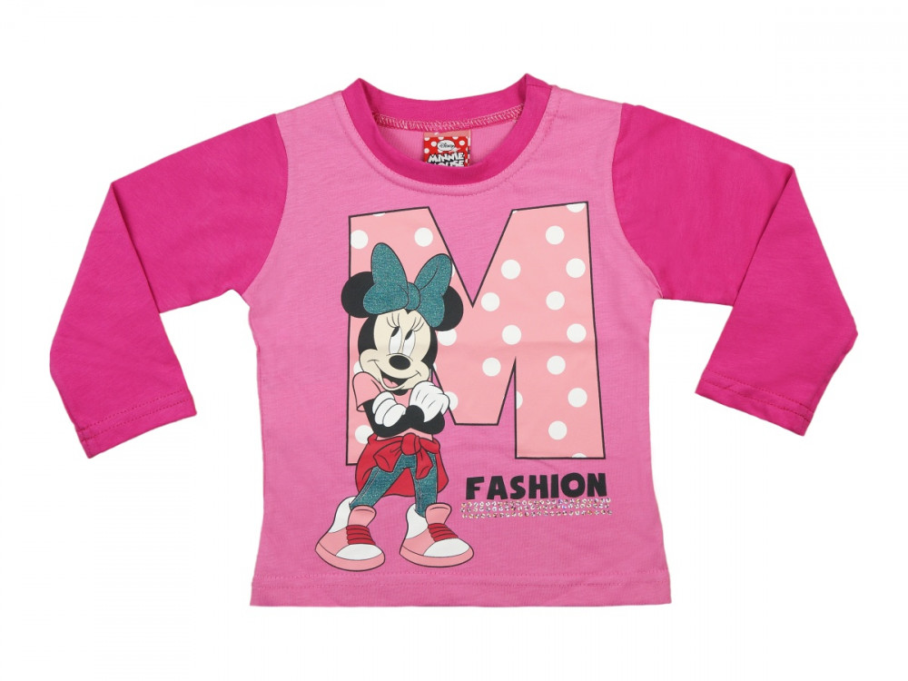 babashop.hu - Disney Minnie hosszú ujjú póló (méret: 80-116)
