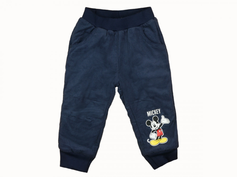 babashop.hu - Disney Mickey baba/gyerek bélelt kord nadrág (méret: 80-116)