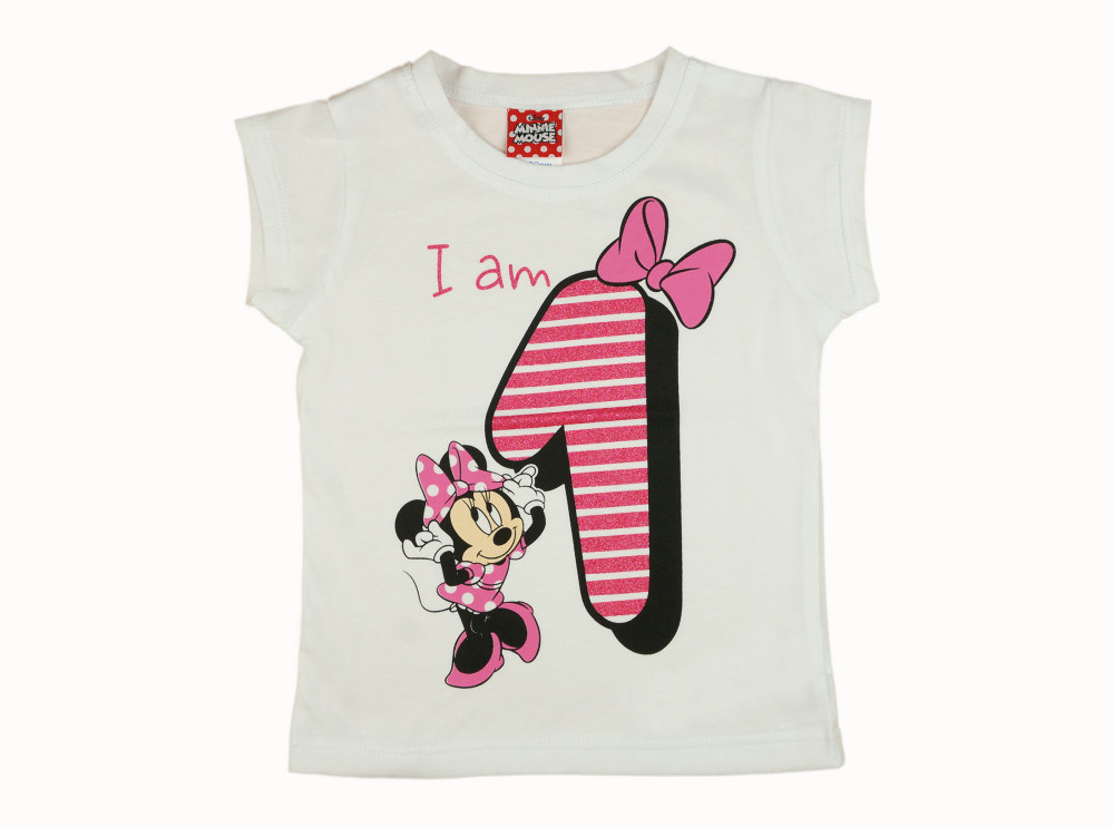 babashop.hu - Disney Minnie szülinapos kislány póló 1 éves