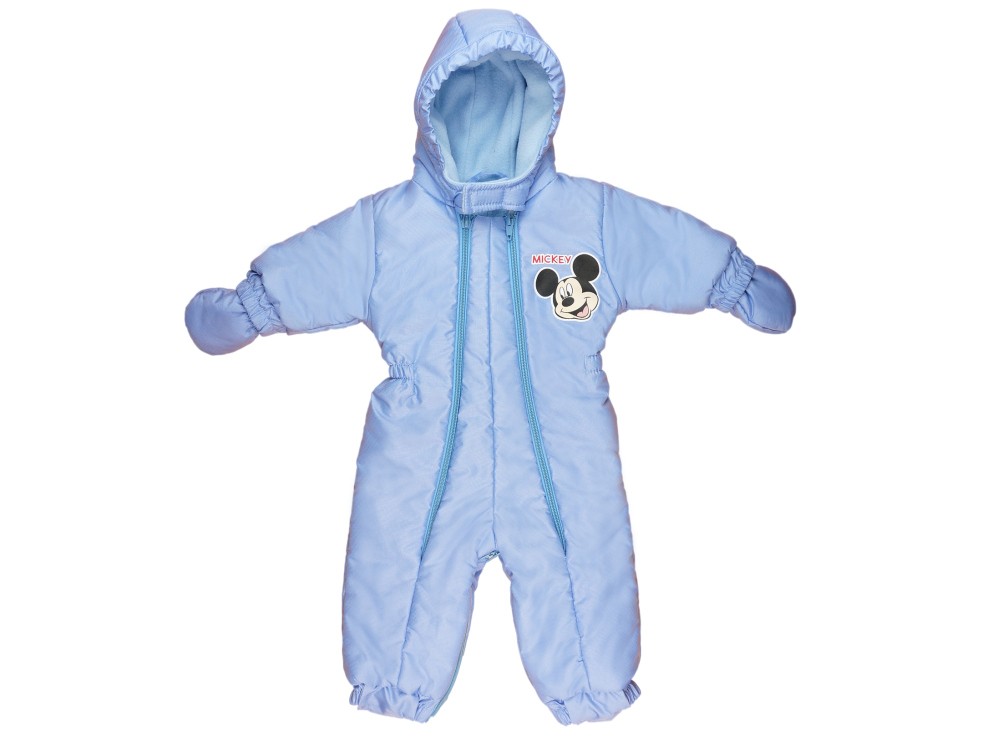 babashop.hu - Disney Mickey vízlepergetős bélelt overál (méret: 56-86)