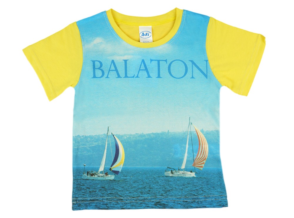 babashop.hu - Balaton rövid ujjú fiú póló (méret: 92-158)