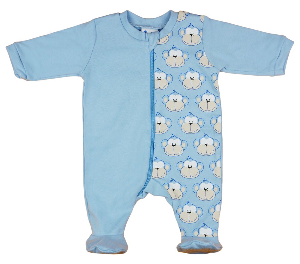 babashop.hu - Monkey majom mintás baba kisfiú rugdalózó