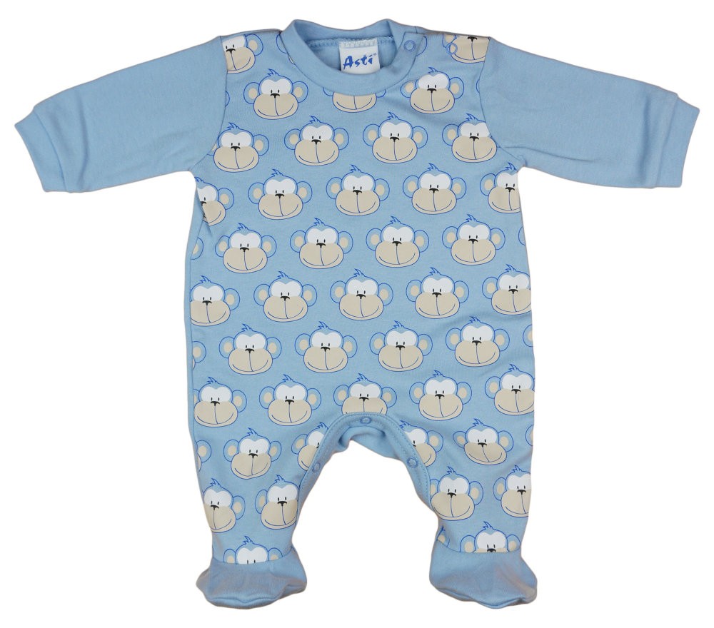 babashop.hu - Monkey majom mintás baba rugdalózó