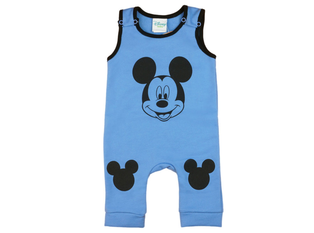babashop.hu - Disney Mickey belül bolyhos ujjatlan rugdalózó (méret: 56-92)