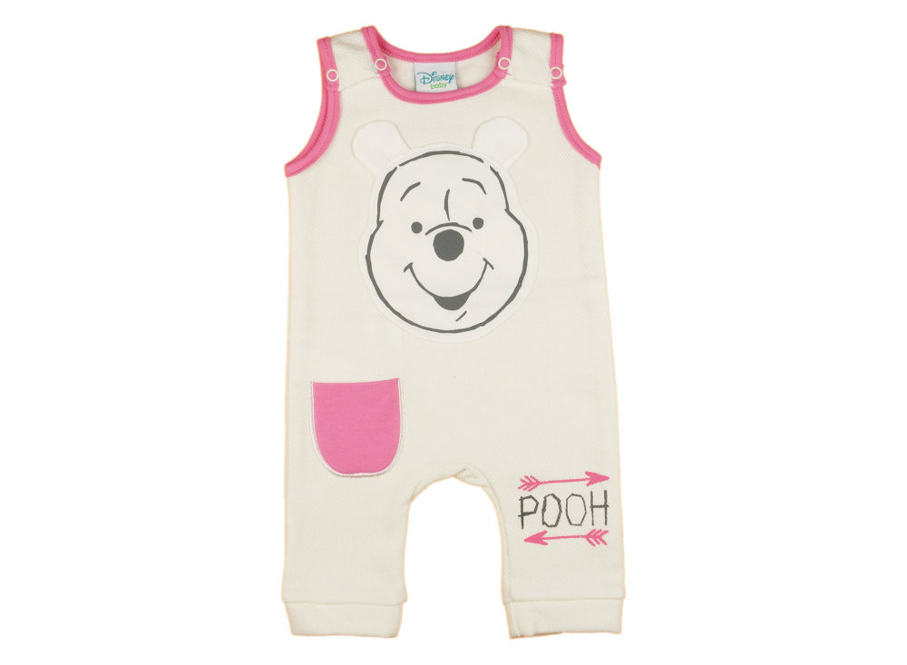babashop.hu - Disney Micimackó ujjatlan belül bolyhos rugdalózó (fiús, lányos színekben) (méret: 56-80)