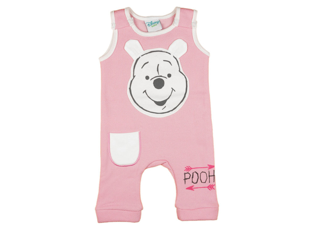 babashop.hu - Disney Micimackó ujjatlan belül bolyhos rugdalózó (fiús, lányos színekben) (méret: 56-80)