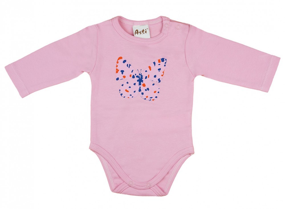 babashop.hu - Lányka hosszú ujjú kombidressz pillangós