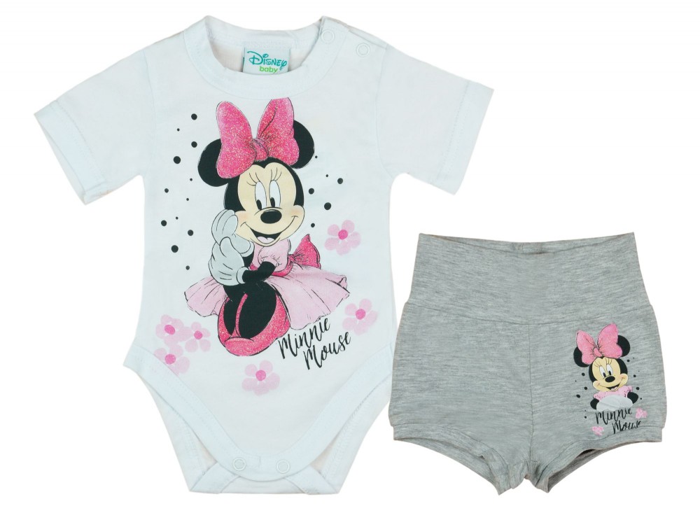 babashop.hu - Disney Minnie lányka 2 részes kombidressz/short szett