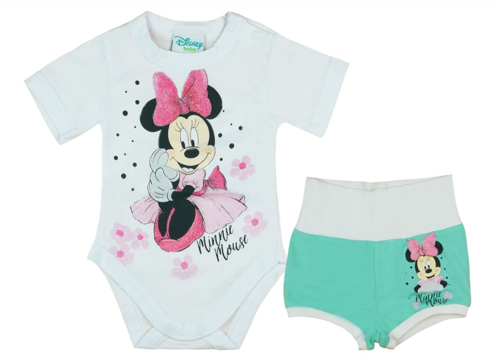 babashop.hu - Disney Minnie lányka 2 részes kombidressz/short szett