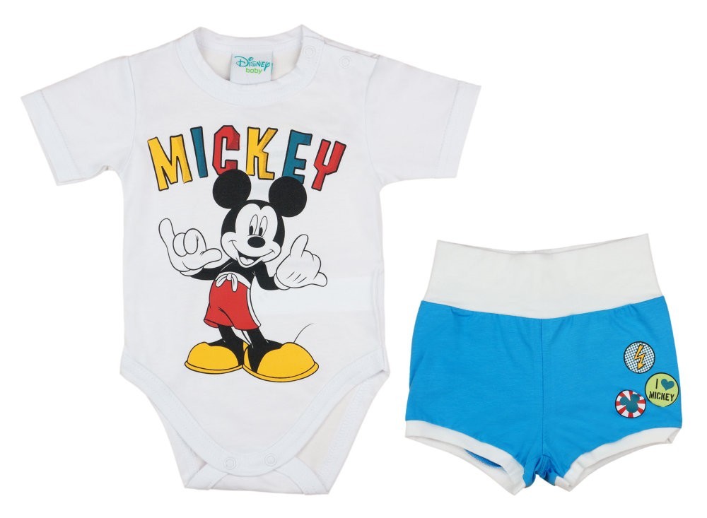 babashop.hu - Disney Mickey fiú 2 részes kombidressz/short szett