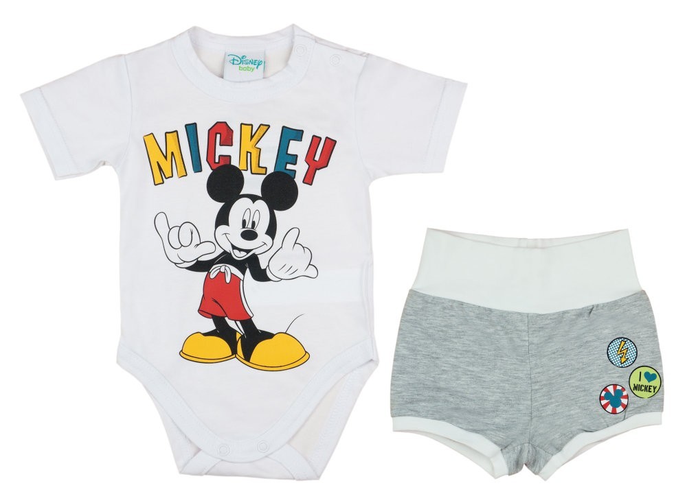 babashop.hu - Disney Mickey fiú 2 részes kombidressz/short szett