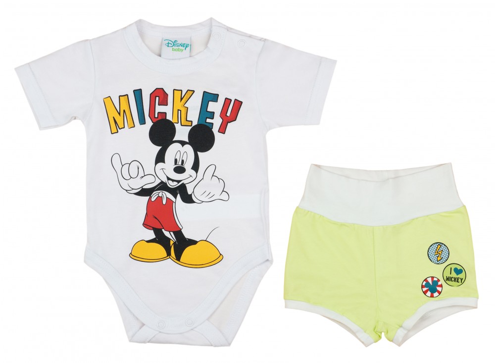 babashop.hu - Disney Mickey fiú 2 részes kombidressz/short szett
