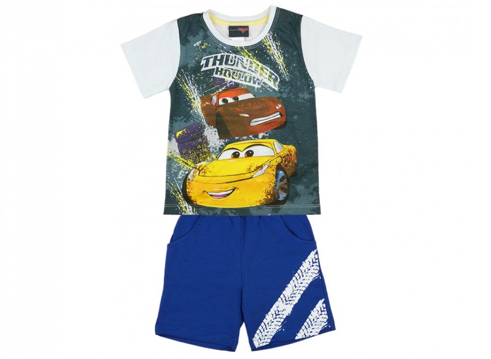 babashop.hu - Disney Cras fiú 2 részes póló/bermuda szett