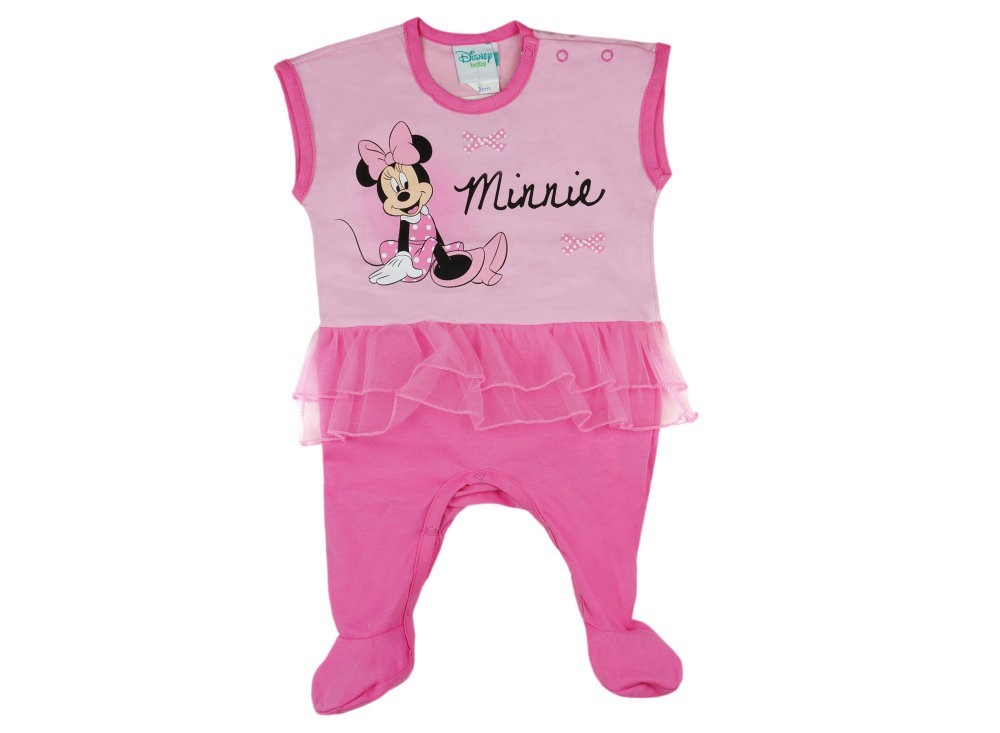 babashop.hu - Disney Minnie lányka ujjatlan rugdalózó tüllel