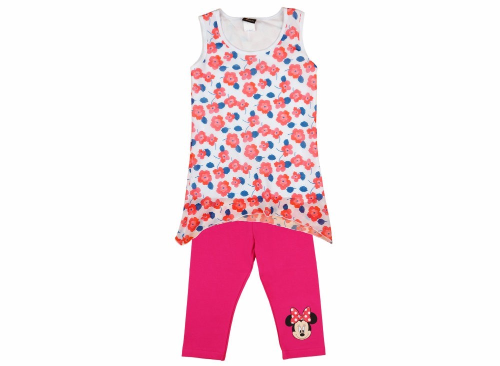 babashop.hu - Disney Minnie lányka 2 részes ujjatlan-3/4 leggings szett