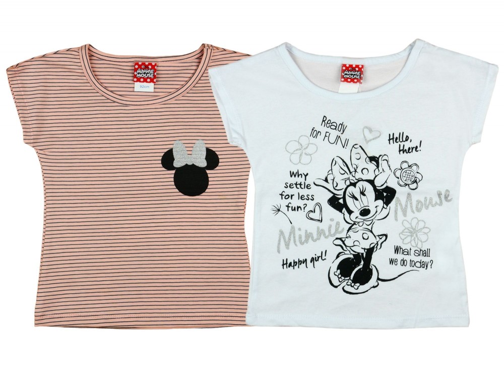 babashop.hu - Disney Minnie rövid ujjú lányka póló 2db szettben