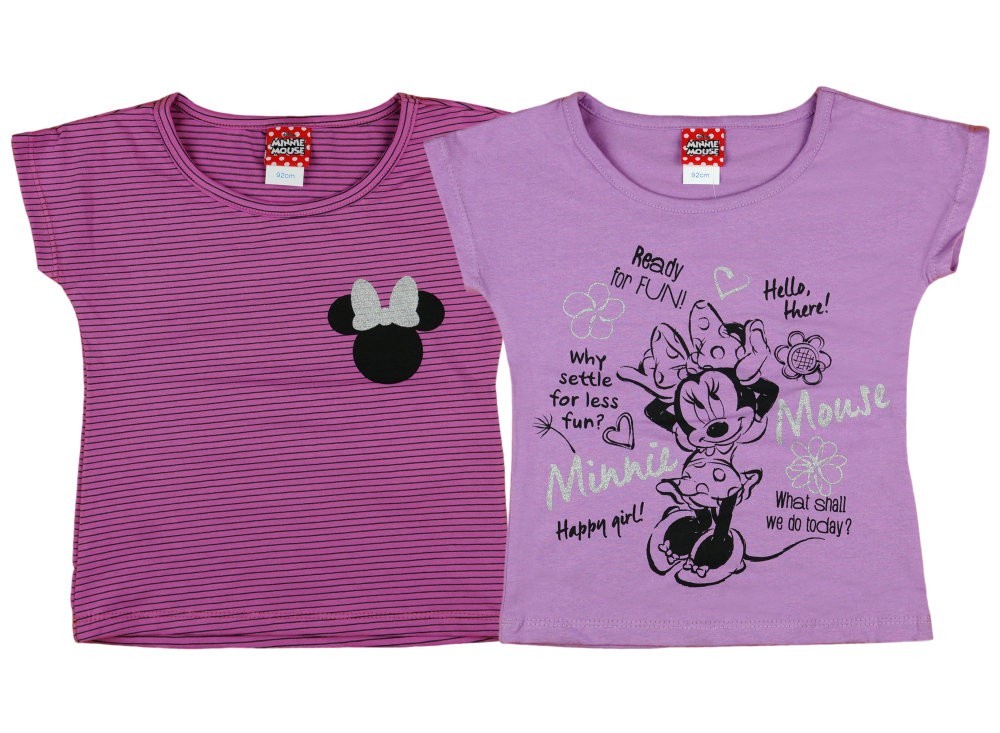 babashop.hu - Disney Minnie rövid ujjú lányka póló 2db szettben