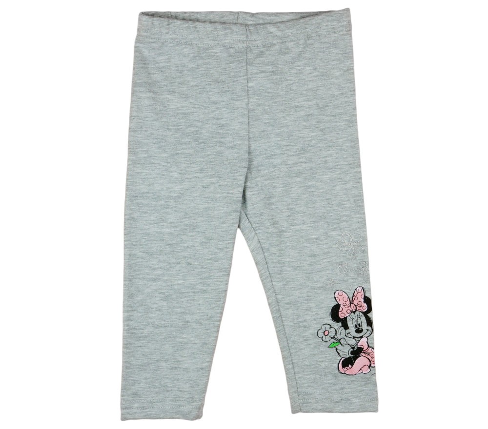 babashop.hu - Disney Minnie lányka hosszú leggings ezüst virágos