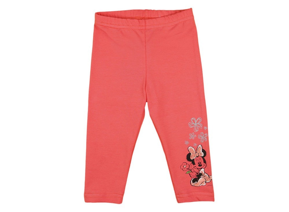 babashop.hu - Disney Minnie lányka hosszú leggings ezüst virágos