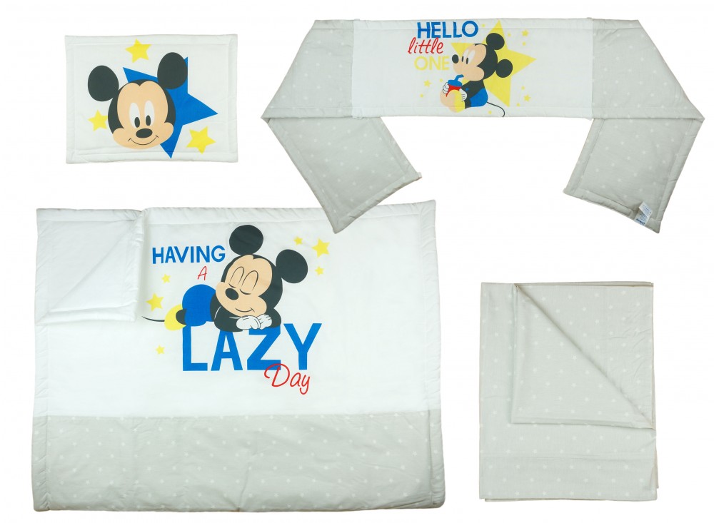 babashop.hu - Disney Mickey 4 részes ágynemű garnitúra