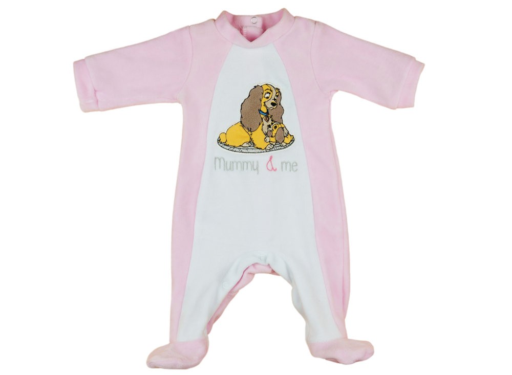 babashop.hu - Disney Susi lányka hosszú ujjú plüss rugdalózó