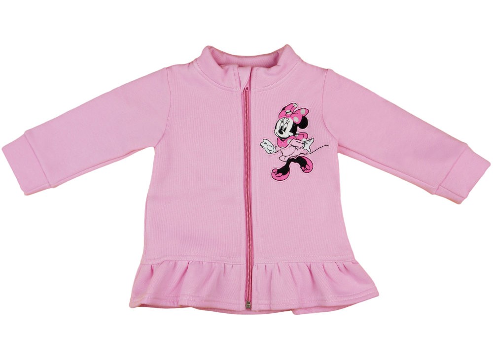 babashop.hu - Disney Minnie belül bolyhos, cipzáras, hímzett kardigán