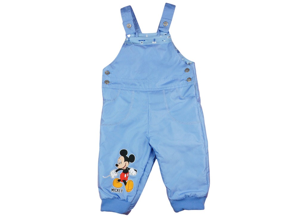 babashop.hu - Disney Mickey fiú vízlepergetős, bélelt kertésznadrág