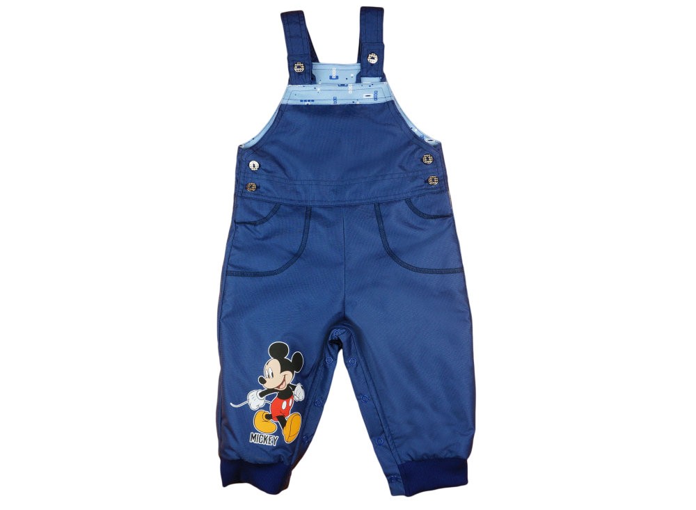 babashop.hu - Disney Mickey fiú vízlepergetős, bélelt kertésznadrág